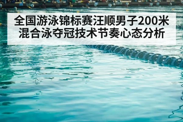 全国游泳锦标赛汪顺男子200米混合泳夺冠技术节奏心态分析 | kaiyun